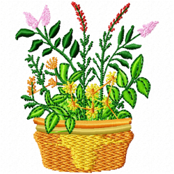 Flowers Embroidery Design 1